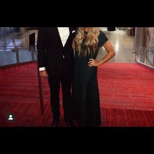 Forest Green Zara Trafaluc long Dress Size Small